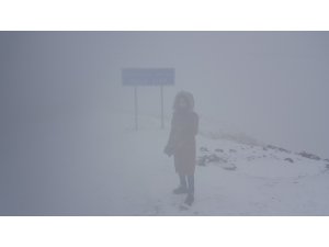 Erzincan’ın yüksek kesimlerinde kar ve tipi