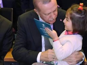 Emetli Meryem Nisa doğum günü hediyesini Cumhurbaşkanı Erdoğan’dan aldı