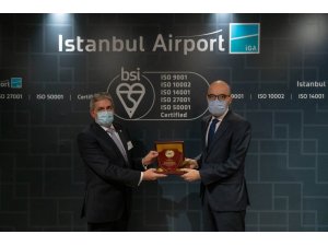 İstanbul Havalimanı uluslararası sertifikalara layık görüldü