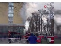 Ukrayna’daki perakende zinciri ATB’nin merkez binasında yangın