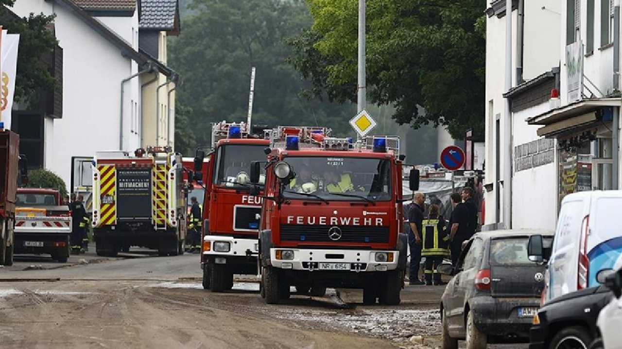 Almanya'da Etkili Yağışlar Sonucu Sel Felaketi Yaşandı