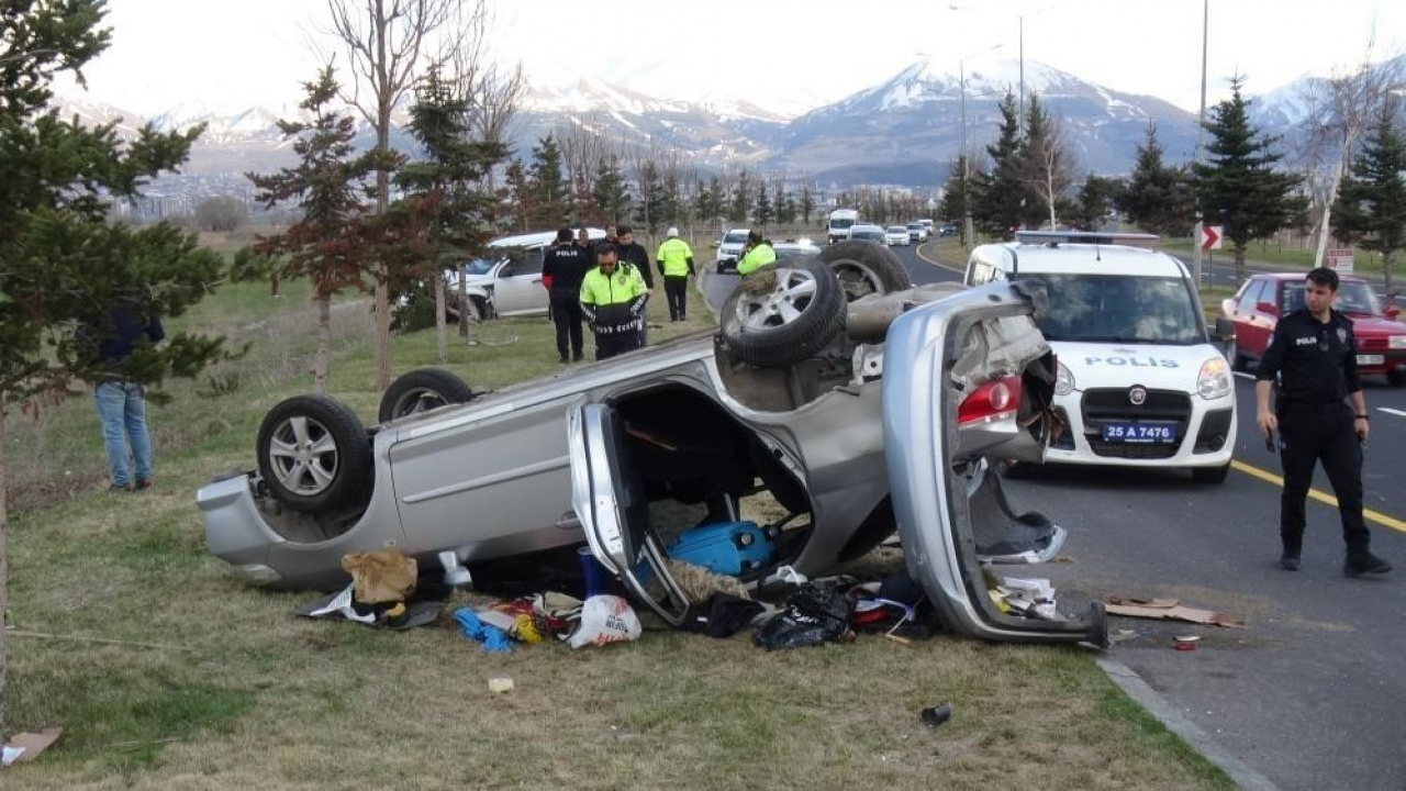 Erzurum'da 2025'te trafik kazalarında 34 can kaybı, 1801 yaralı kaydedildi