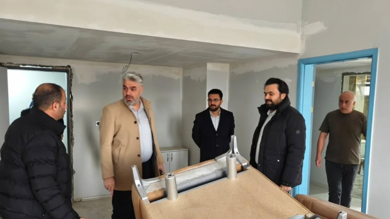 Hekimevi Sosyal Tesislerinde Yenileme Çalışmaları Sürüyor