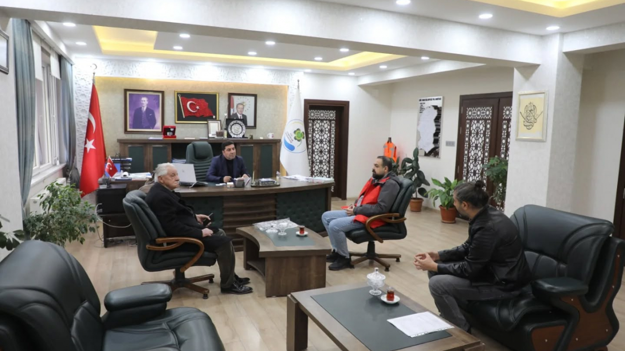 İpekyolu Belediye Gençlikspor'dan Başkan Ertaş’a Ziyaret