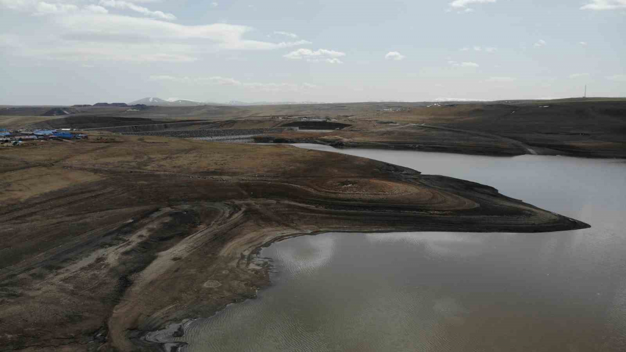 Kars Baraj Gölü’nde doğa uyandı su kuşları gölde belirdi