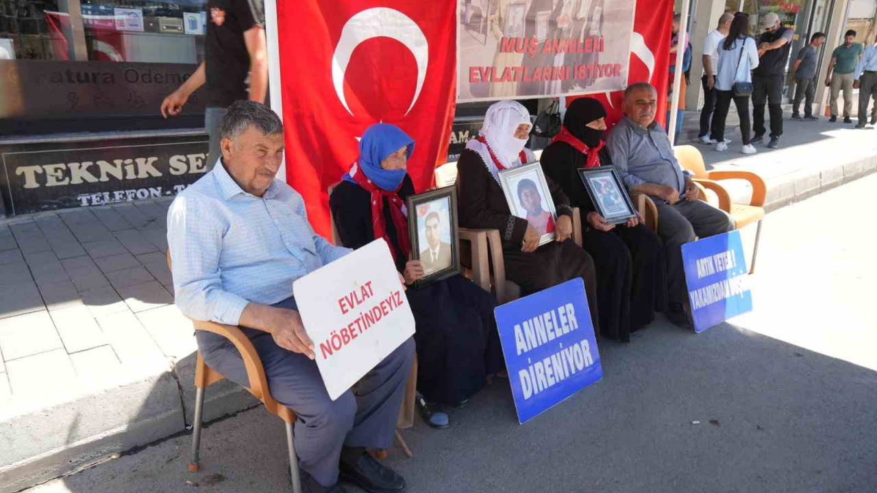 Muş’ta Evlat Nöbeti Sürüyor: Aileler "Terörsüz Türkiye" Sürecinden Umutlu