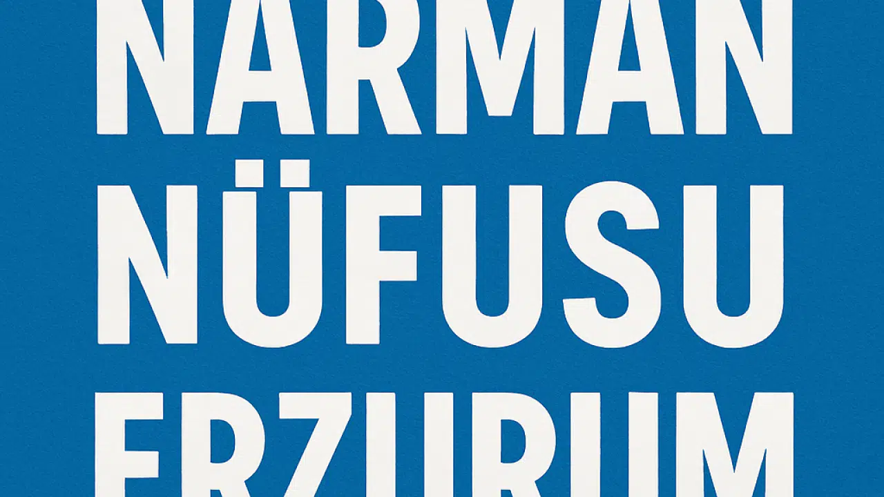 NARMAN NÜFUSU  ERZURUM İLÇELERİNE GÖRE GÜNCEL VERİLER