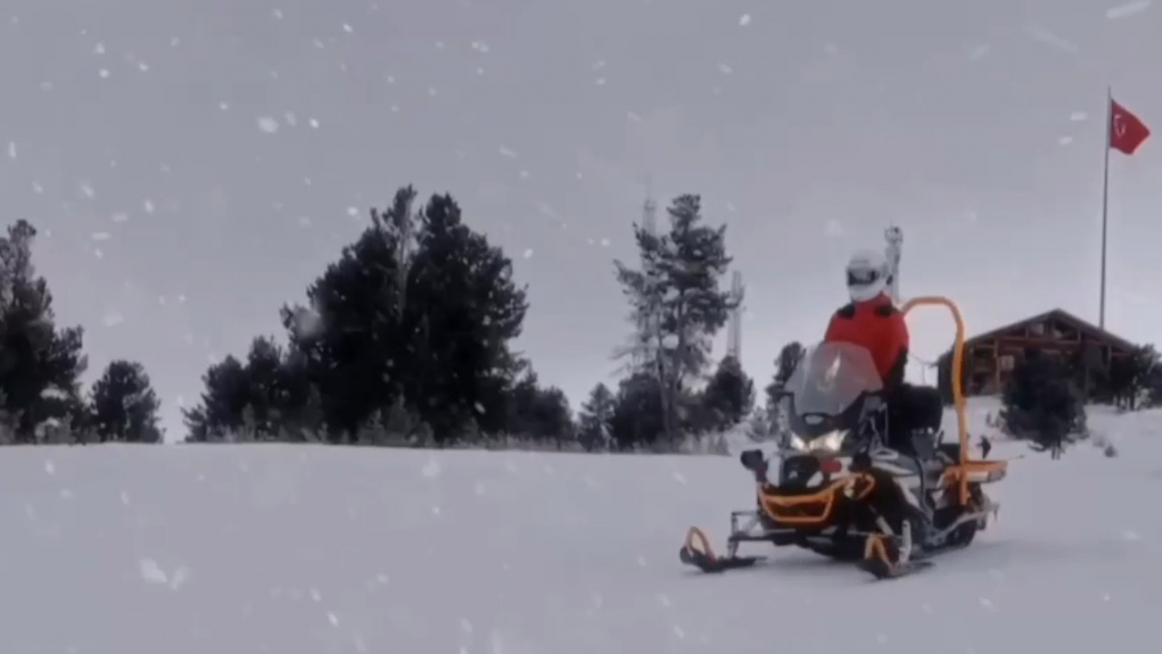 Sarıkamış'ta kış turizmi için JAK timleri 7/24 güvenlik sağlıyor