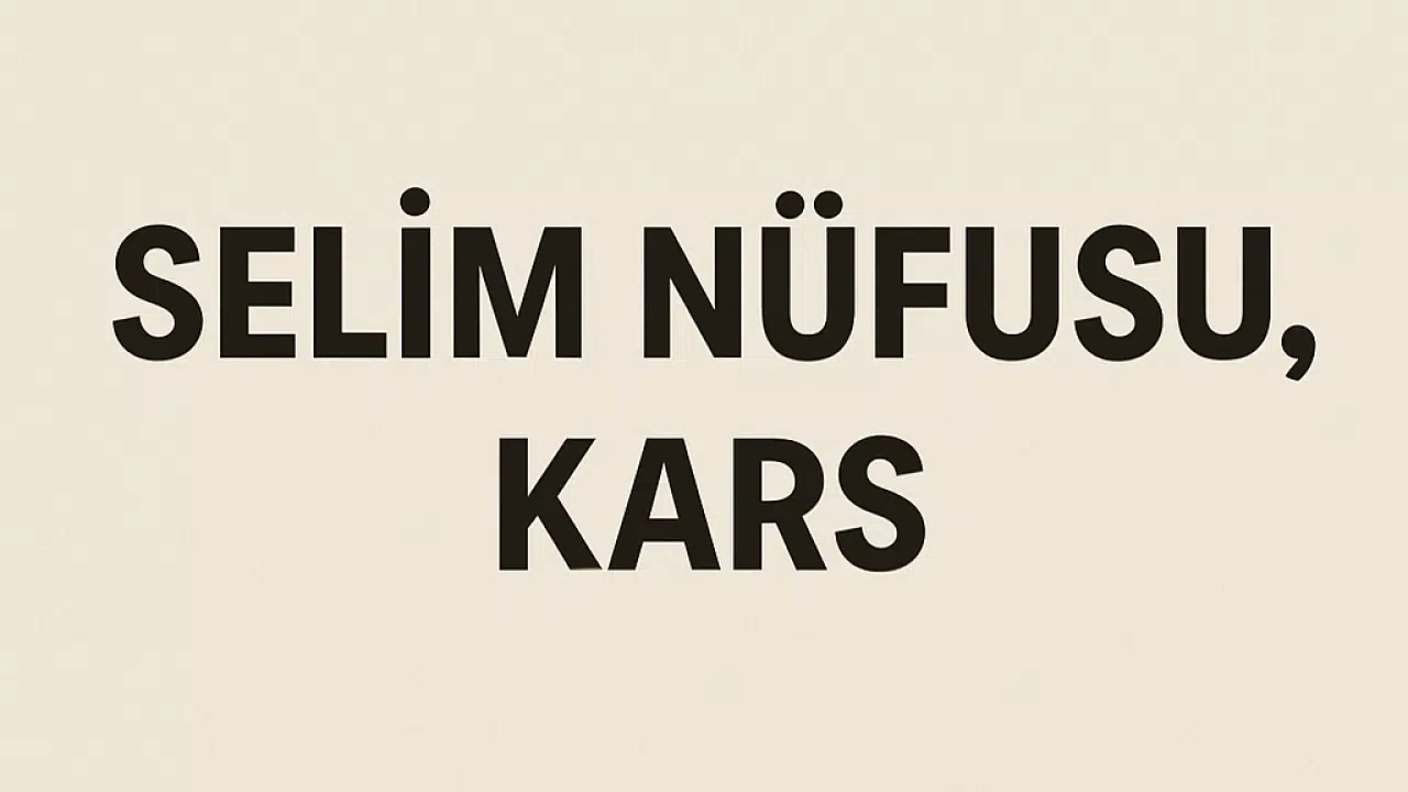 SELİM İLÇE NÜFUSU, KARS