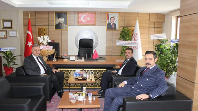 Bitlis’te Devlet Protokolünden İl Sağlık Müdürü Ergene’ye Ziyaret