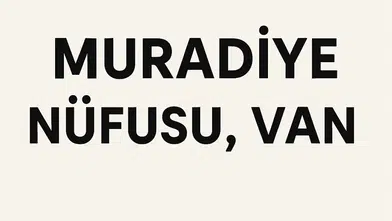 Muradiye İlçesi Nüfusu Van  ve Mahalle Bazlı Demografik Yapı