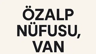 Özalp İlçesi  Nüfusu Van ve Mahalle Bazlı Demografik Yapı