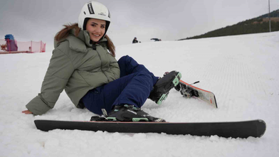 Palandöken Kayak Merkezi'nde sezon açıldı, suni kar ile pistler hazırlandı!