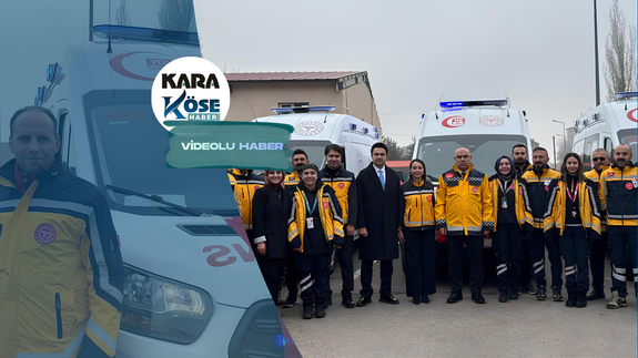 Ağrı’da sağlık ekiplerine güç takviyesi: 7 araçlık filo görevde!