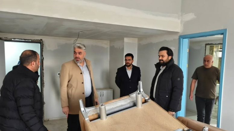 Hekimevi Sosyal Tesislerinde Yenileme Çalışmaları Sürüyor