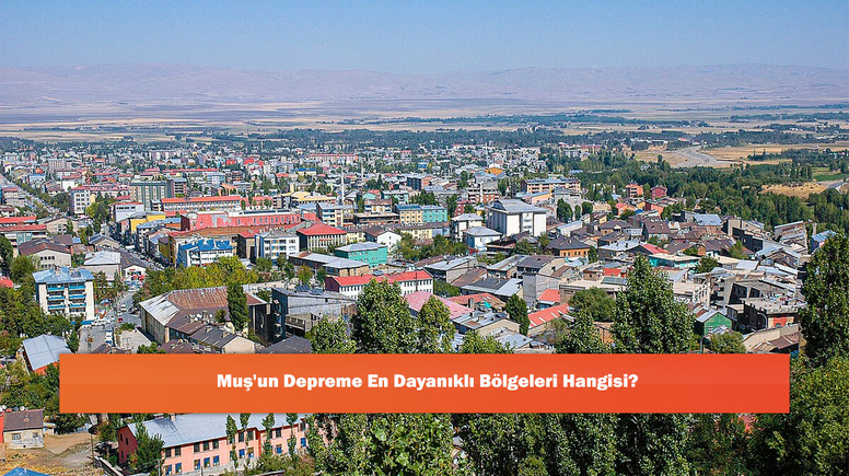 Muş'un Depreme En Dayanıklı Bölgeleri Hangisi?