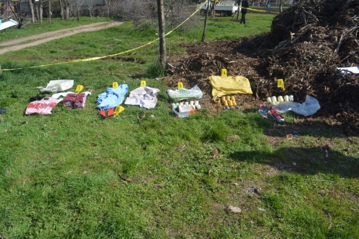 Diyarbakır’da toprağa gömülü 27 adet EYP bulundu