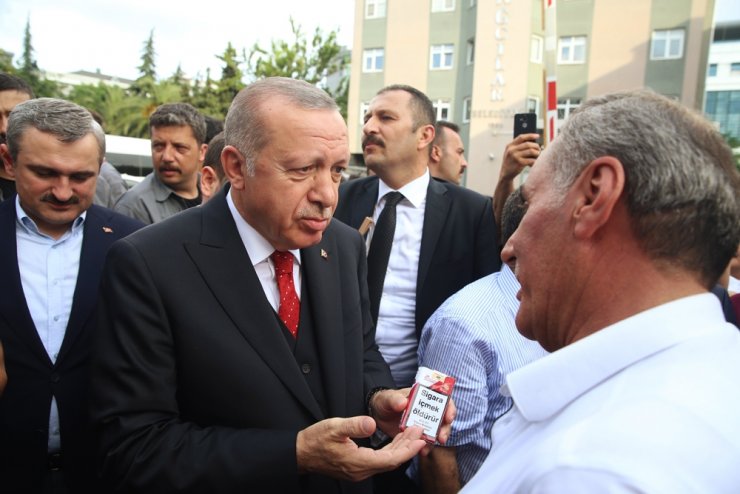 Cumhurbaşkanı Erdoğan’a Bağcılar’da yoğun ilgi
