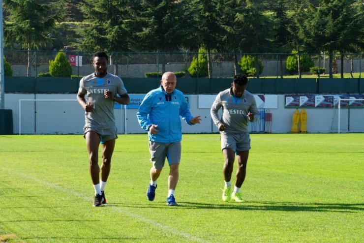 Trabzonspor’da Obi Mikel, Onazi ve Ekuban özel çalıştı