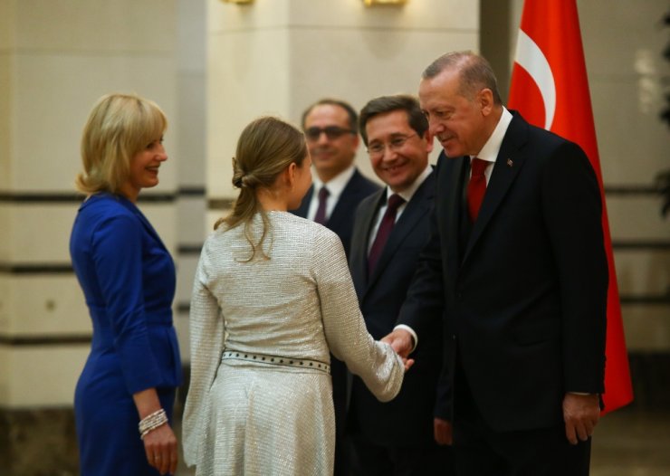 Cumhurbaşkanı Erdoğan, Belarus Büyükelçisini kabul etti