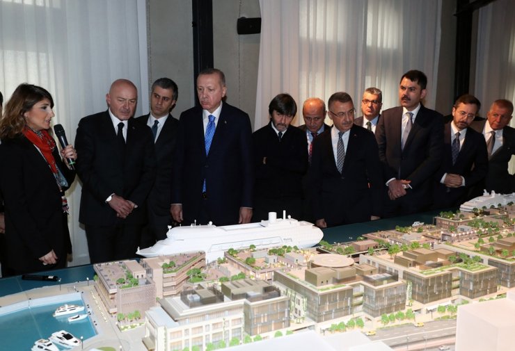 Cumhurbaşkanı Erdoğan, Galataport’u inceledi