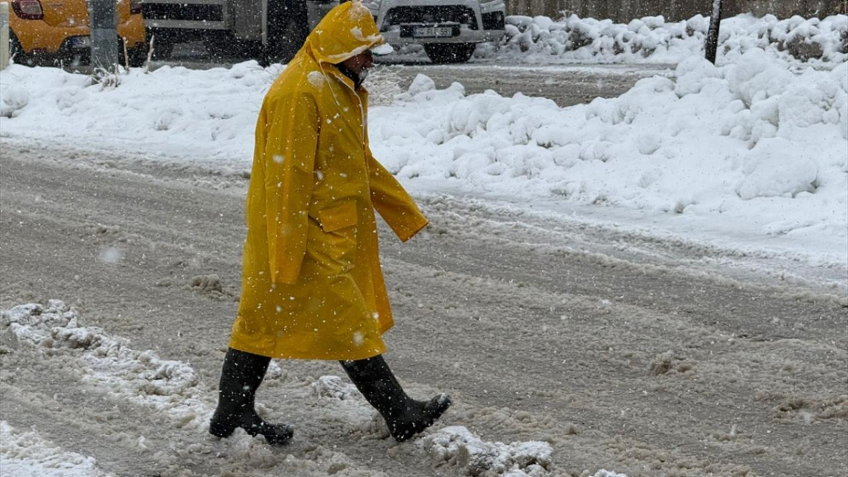 Van ve Bitlis'te kar yağışı etkili oldu 12