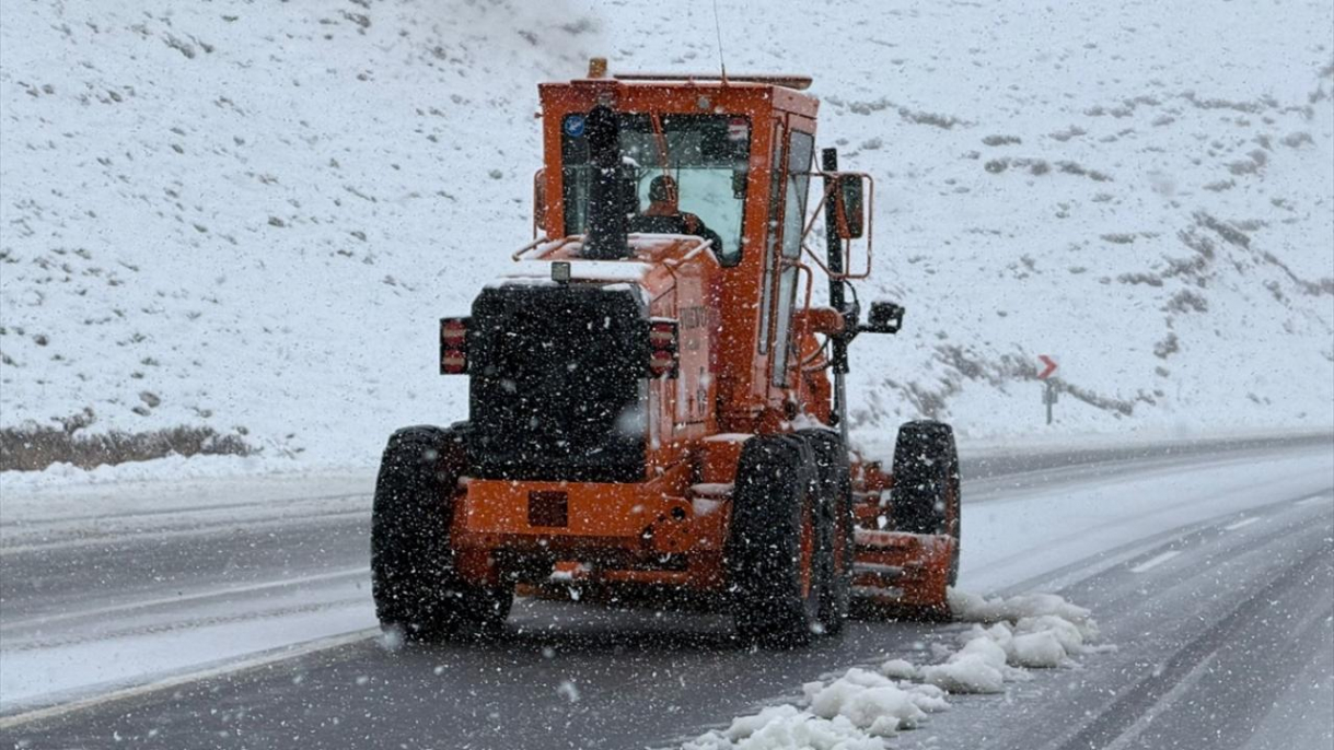 Van ve Bitlis'te kar yağışı etkili oldu 11