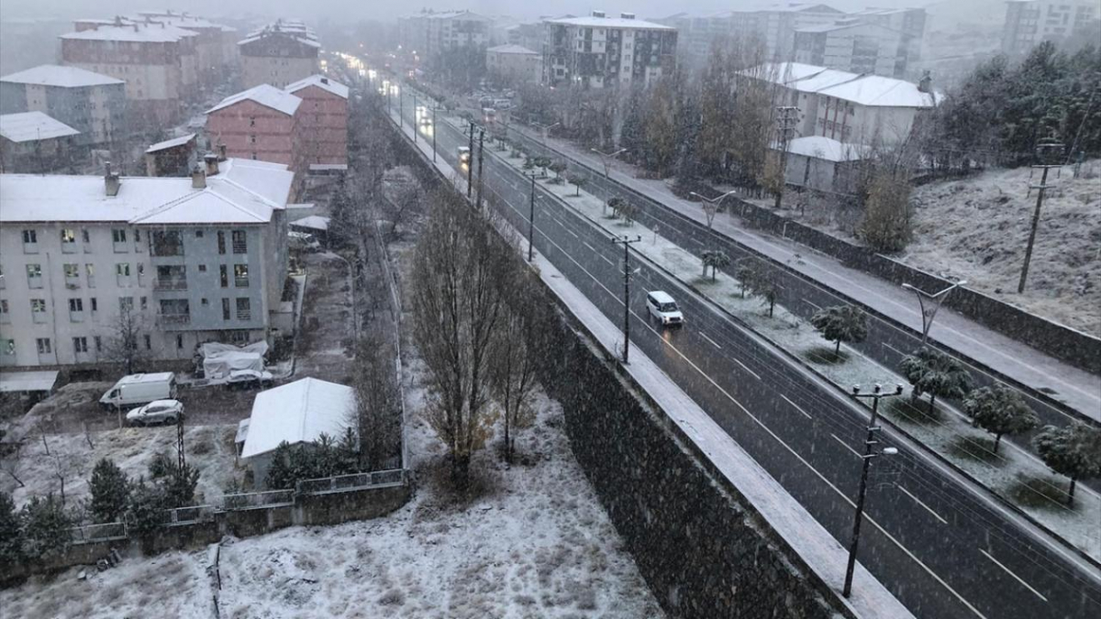 Van ve Bitlis'te kar yağışı etkili oldu 4