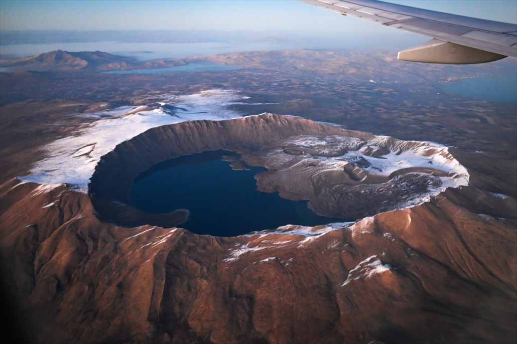 Nemrut Kalderası, Süphan ve Ağrı Dağı havadan görüntülendi 2