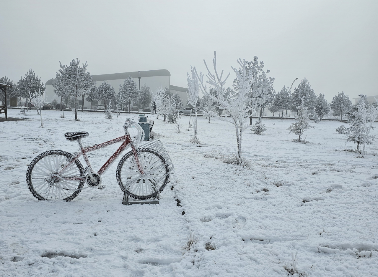 Ağrı'da soğuk zirve yaptı şehir buz kesti