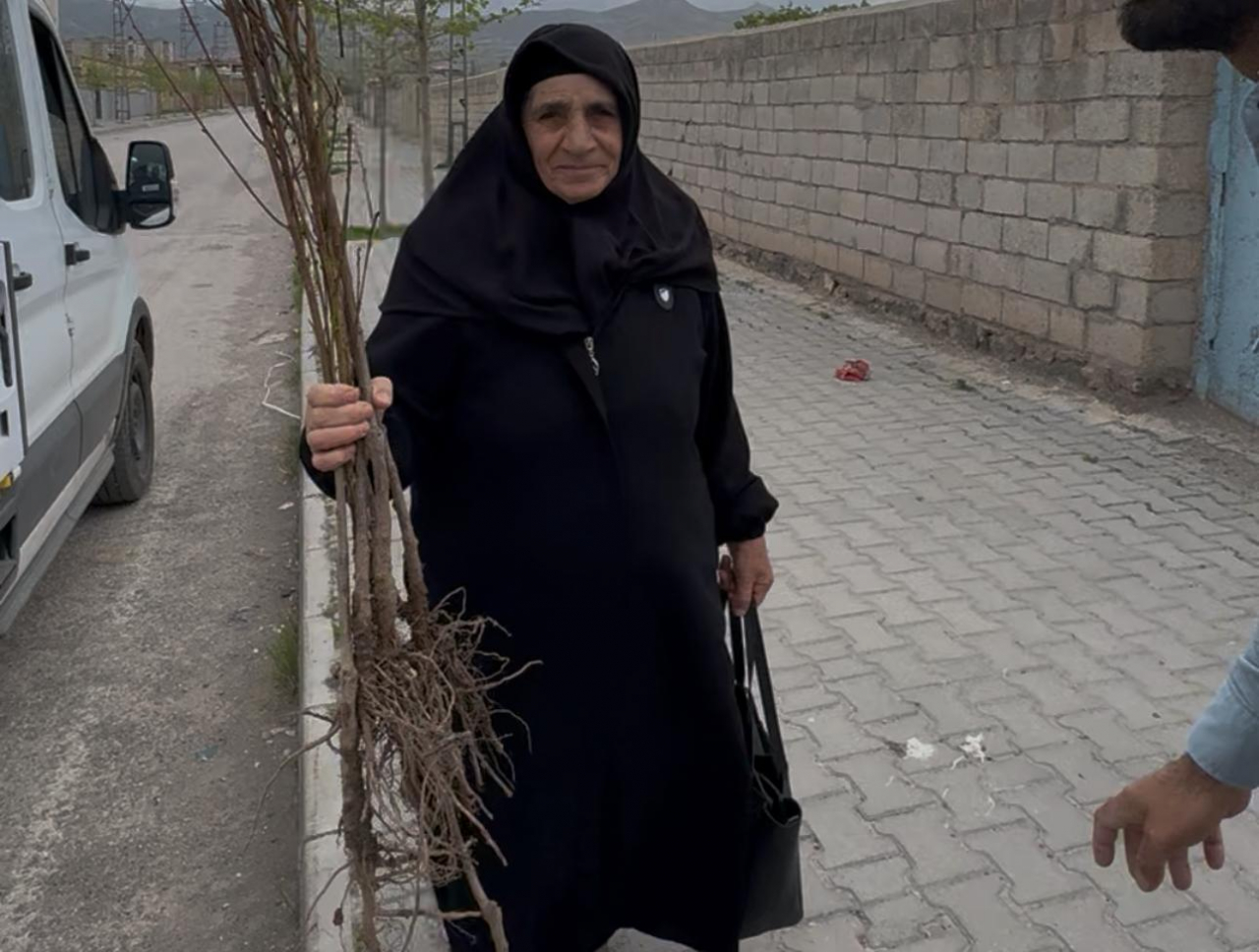 Doğubayazıt'ta çevre seferberliği: Belediye vatandaşa yüzlerce fidan dağıttı