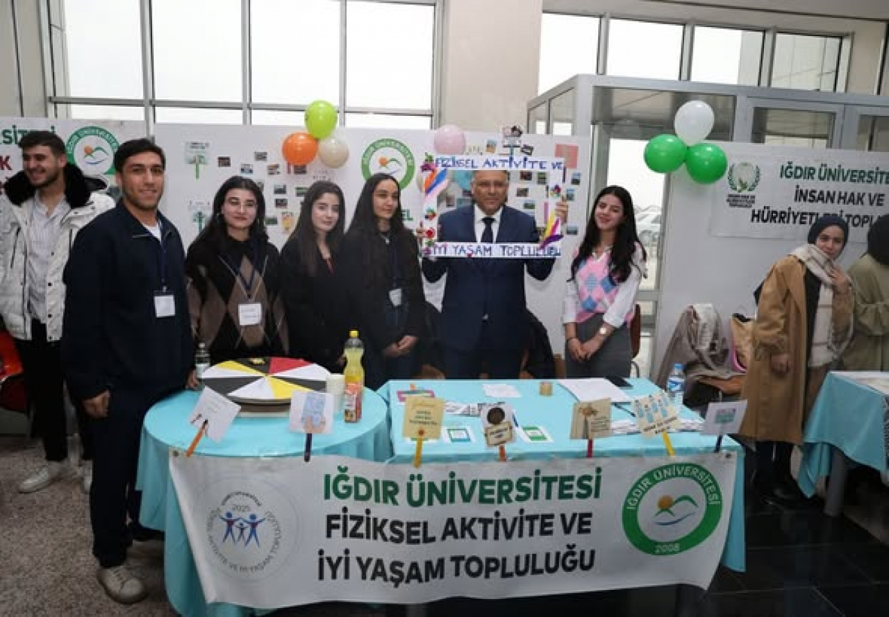 Rektör Gürel, Öğrenci Toplulukları Haftası Etkinliklerini Ziyaret Etti