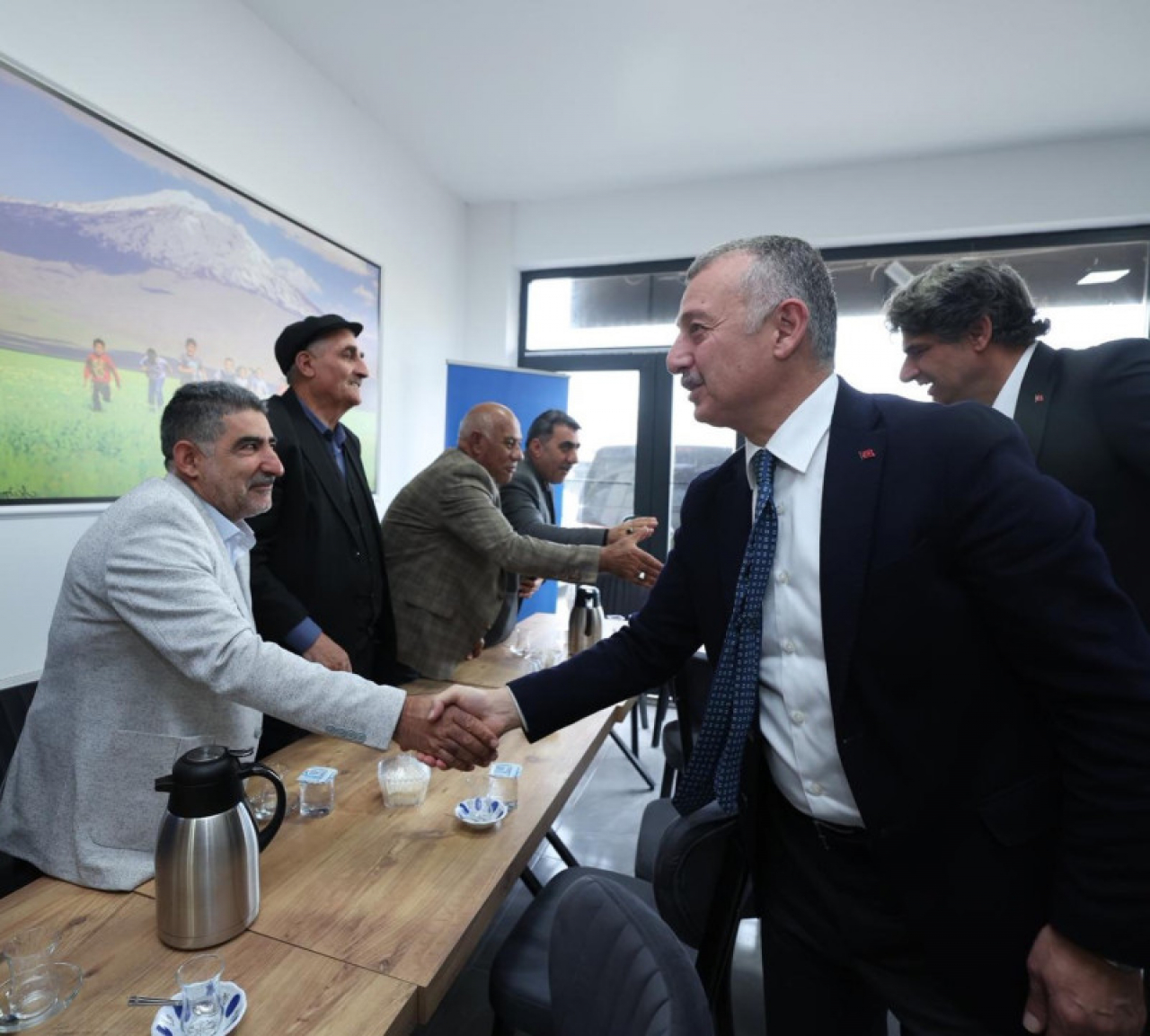 Ağrılılar Derneği Başkan Büyükakın'ı ağırladı